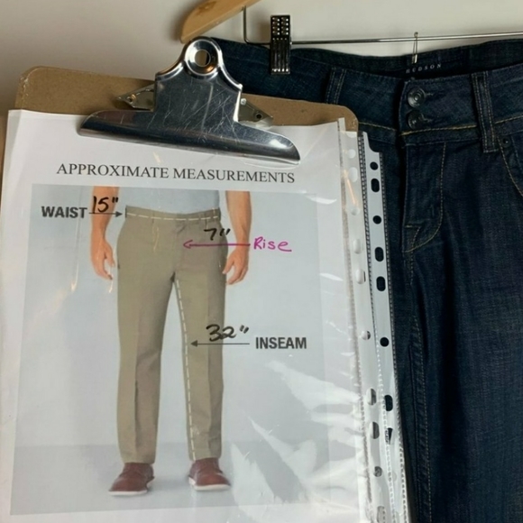 Hudson Low Rise Signature Bootcut Jeans Women’s Size 26 Made in USA W170DHA - Picture 4 of 4